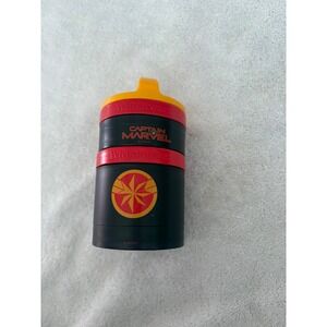Whiskware Marvel Captain Marvel Stackable Snack Pack BlenderBottle ProStak 250cc